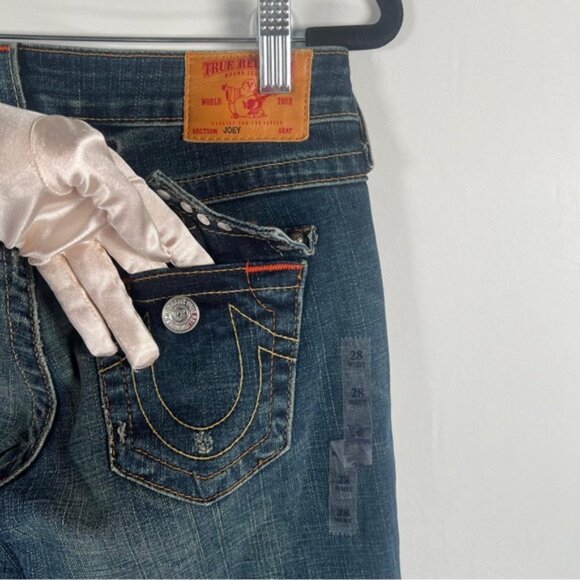NWT‎ TRUE RELIGION USA Made 🇺🇸 DRFTR N/ JOEY WMM W/ STUDS Jeans 10503YF Sz 28 - Picture 10 of 15